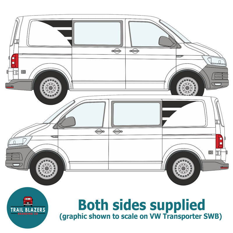 3 Tier Camper Graphic - both sides supplied - Suitable for most vehicles