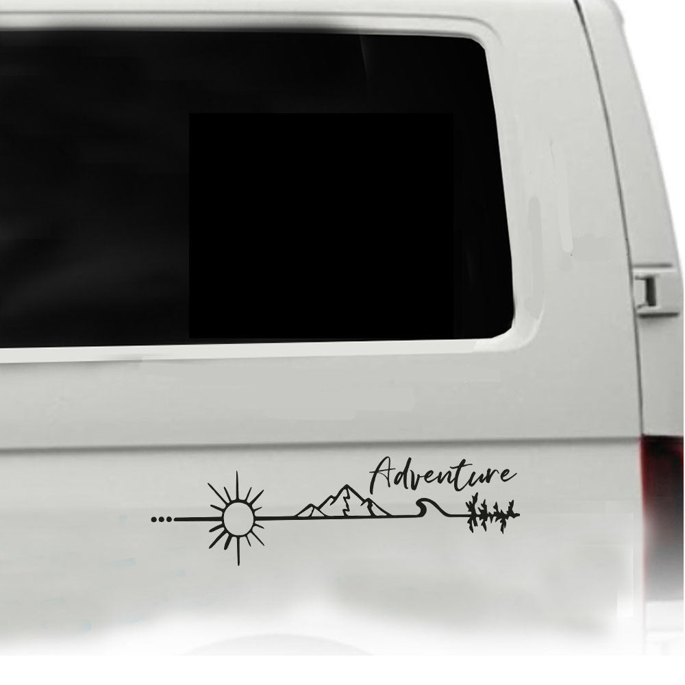Adventure Simple Vehicle Vinyl Graphic (various Options)