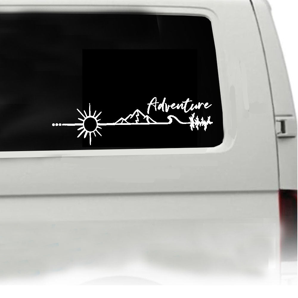 Adventure Simple Vehicle Vinyl Graphic (various Options)