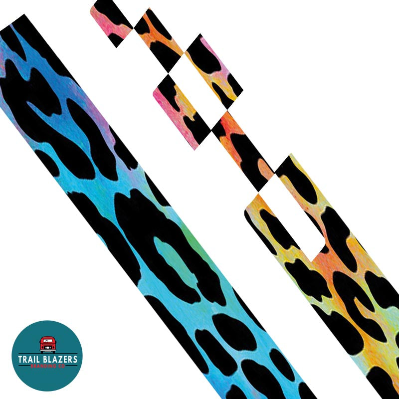 Animal Print Coloured Cube Designer Stripes - various options - Suitable For Most Vehicles