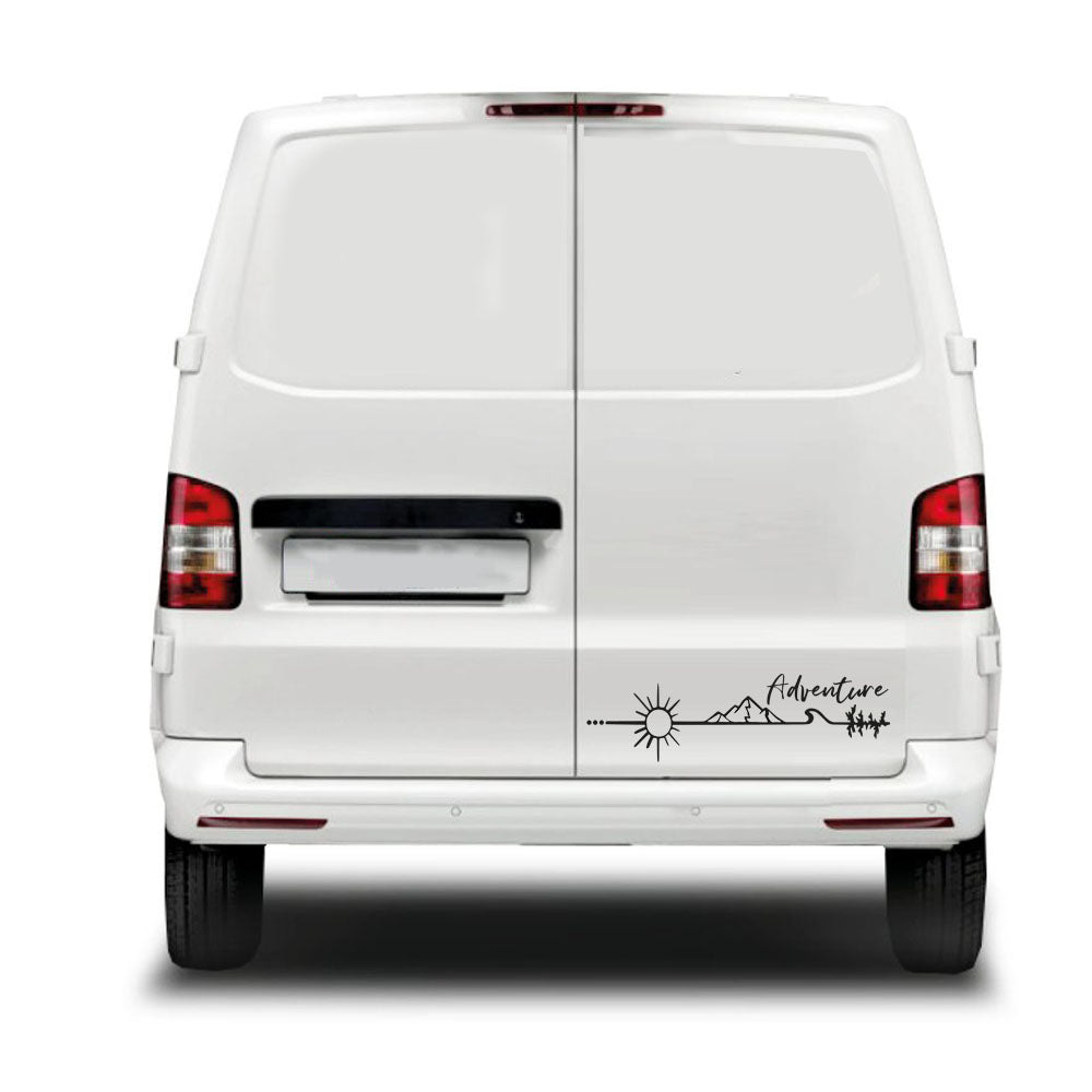 Adventure Simple Vehicle Vinyl Graphic (various Options)