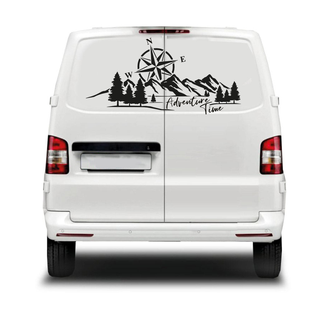 Compass Adventure Time Graphic - Decal for any vehicle (various Options)