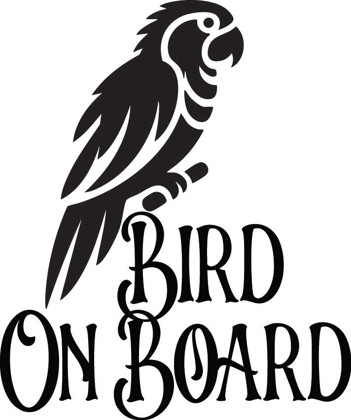 Bird On Board Logo 150mm Height x1of