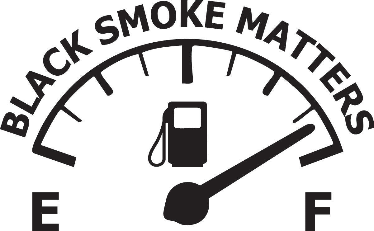 "Black Smoke Matters" Sticker 150mm length ideal for any vehicle x1off