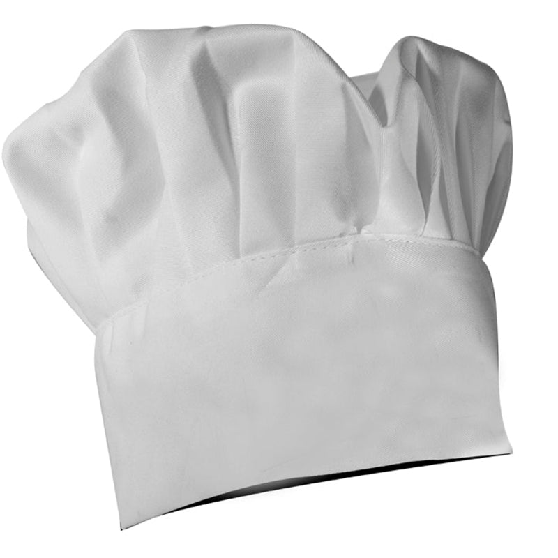 Polyester White Chef Hat blank or with text