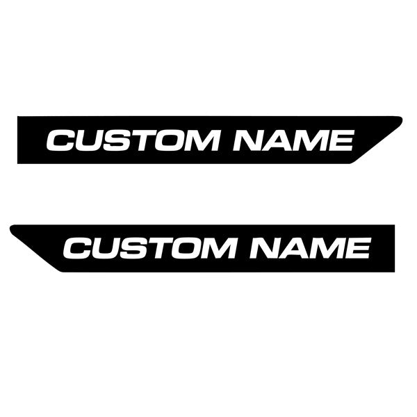 Custom Name Block Graphic - Sold as a pair