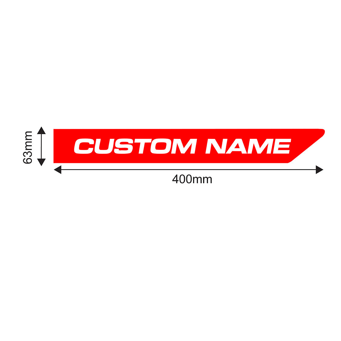 Custom Name Block Graphic - Sold as a pair