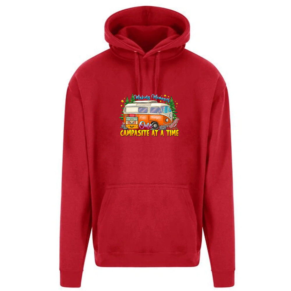 Unisex PRO RTX RX350 - Ultimate Comfort Pro Hoodie with Brushed Fleece with "One Campasite At a Time" Graphic (Various Sizes)