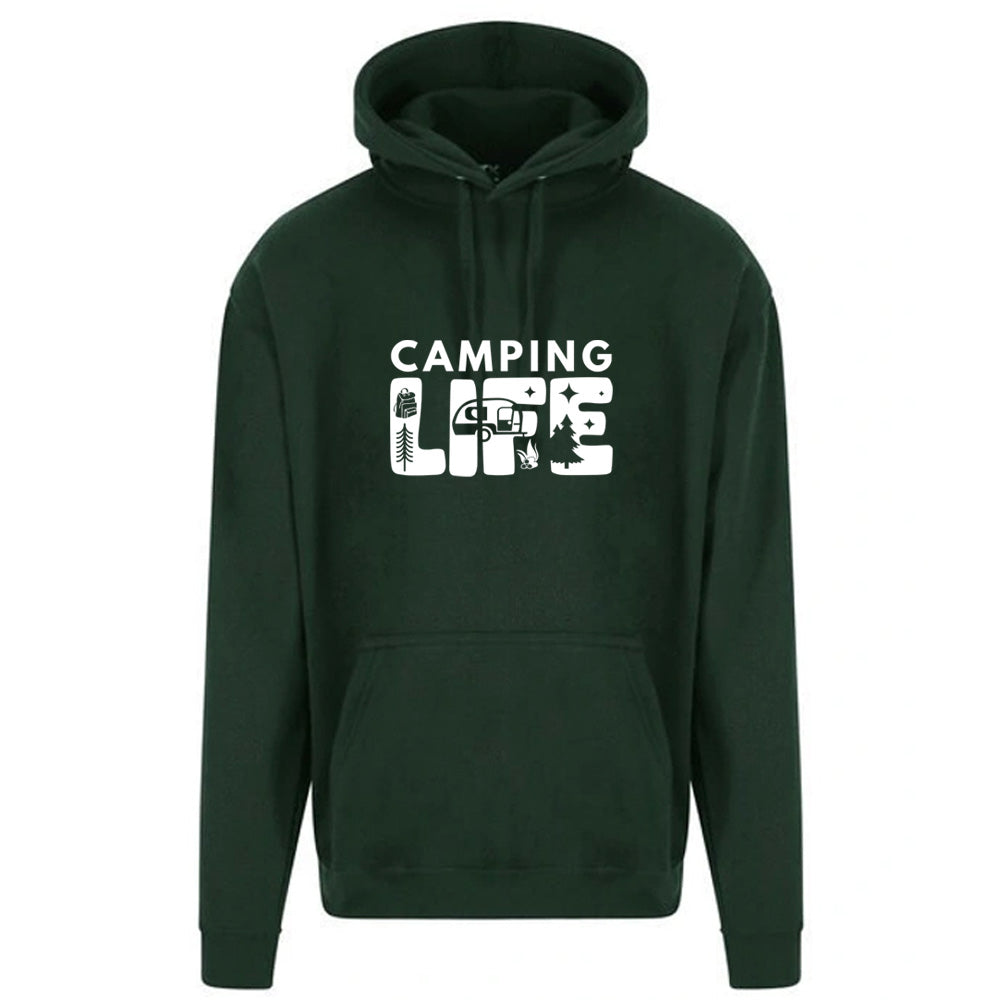 Unisex PRO RTX RX350 - Ultimate Comfort Pro Hoodie with Brushed Fleece with "Camper Life" Graphic (Various Sizes)