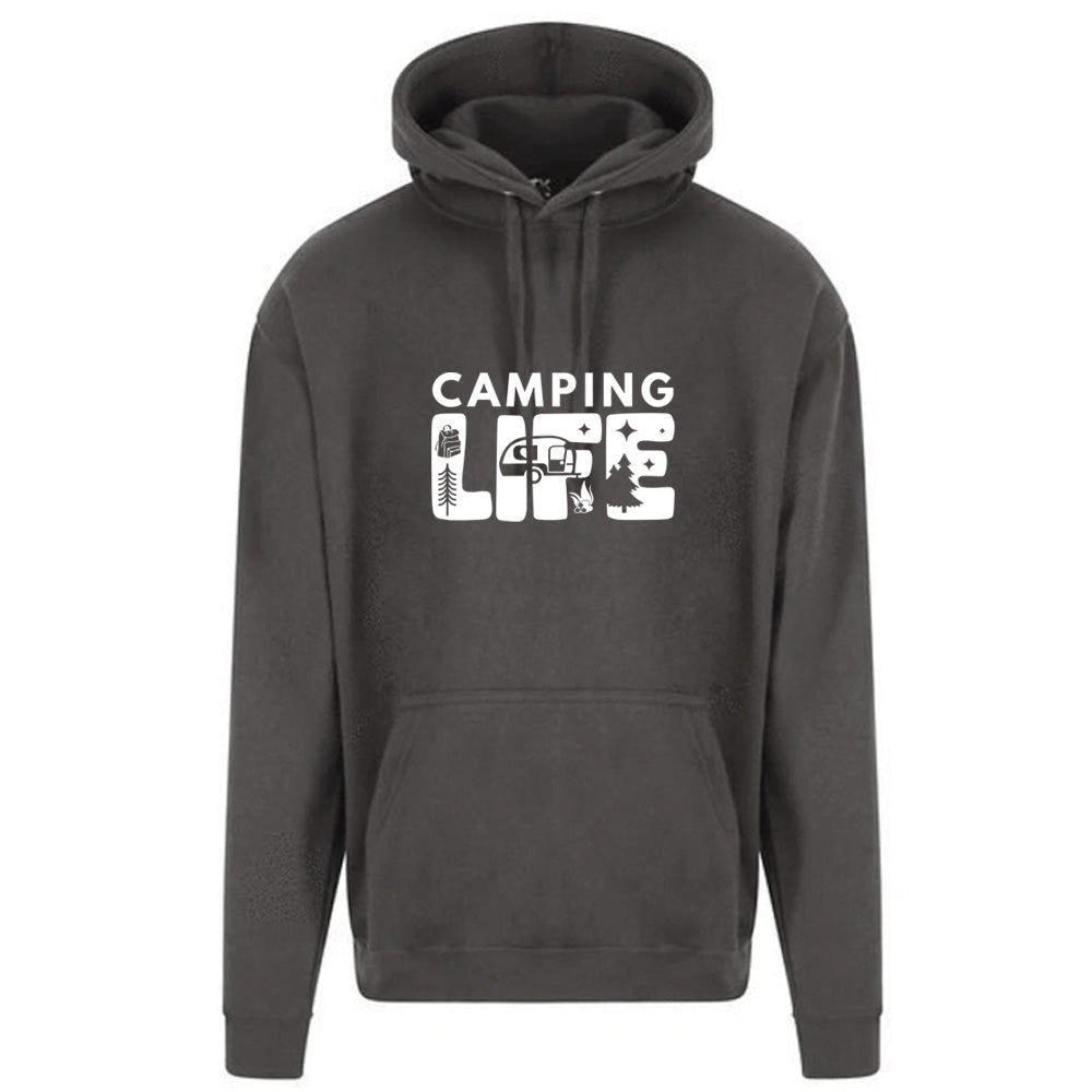 Unisex PRO RTX RX350 - Ultimate Comfort Pro Hoodie with Brushed Fleece with "Camper Life" Graphic (Various Sizes)