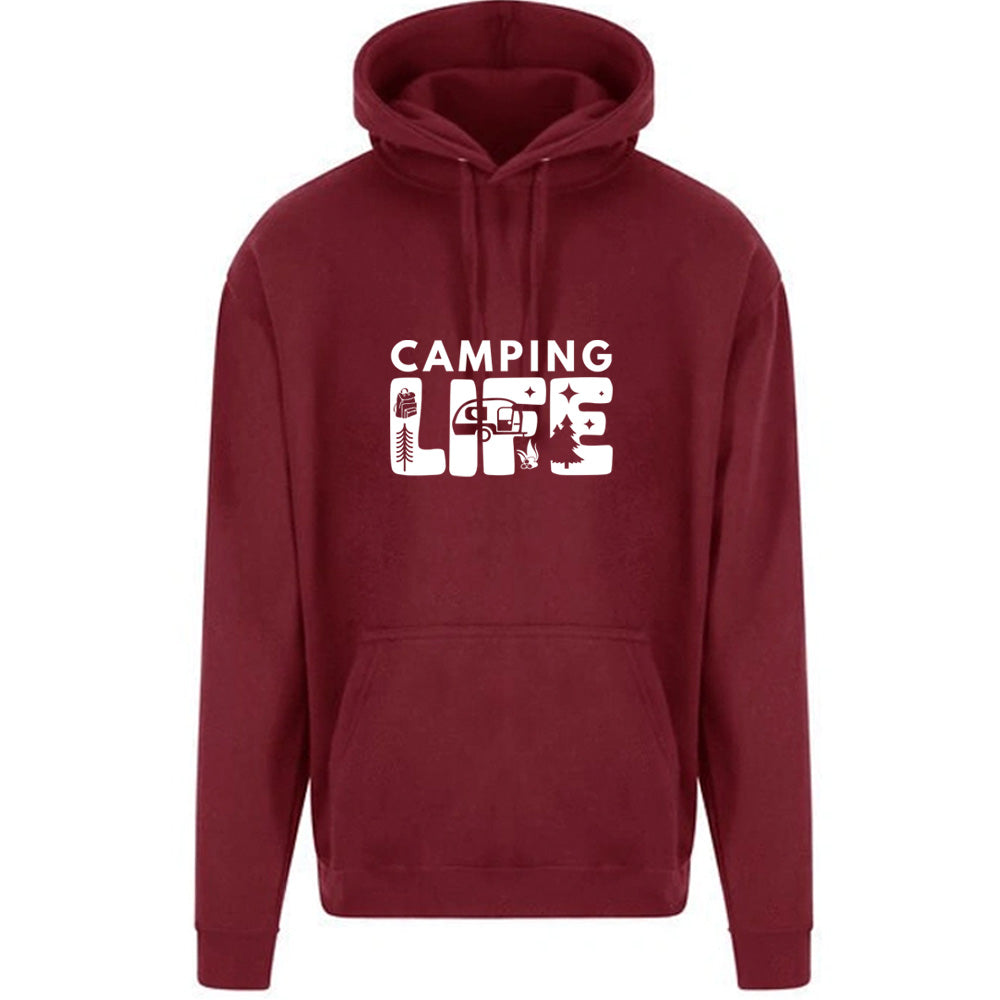 Unisex PRO RTX RX350 - Ultimate Comfort Pro Hoodie with Brushed Fleece with "Camper Life" Graphic (Various Sizes)