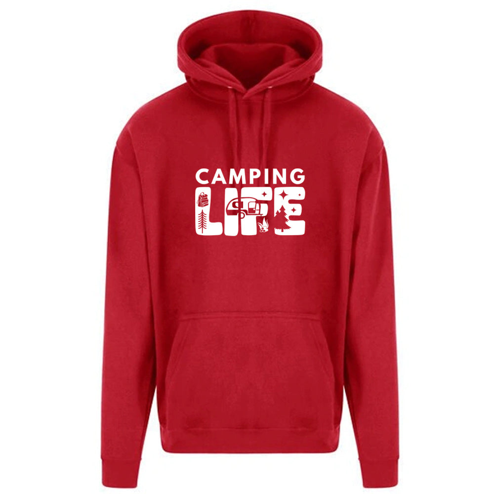 Unisex PRO RTX RX350 - Ultimate Comfort Pro Hoodie with Brushed Fleece with "Camper Life" Graphic (Various Sizes)