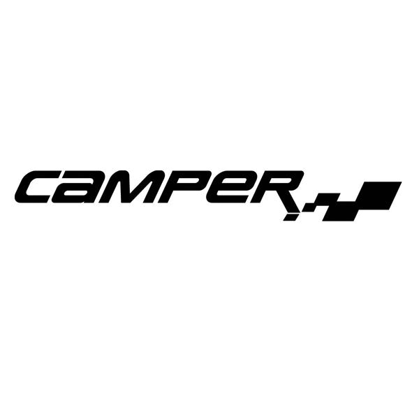 Camper Cube Text Graphic Decal for any vehicle (various Options)