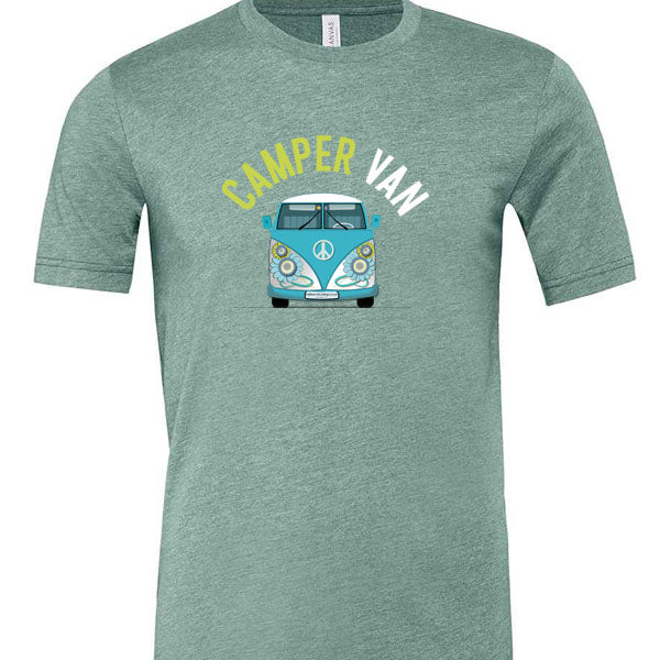 T-Shirt: Unisex "Camper van" T shirt (Few sizes & colours available)