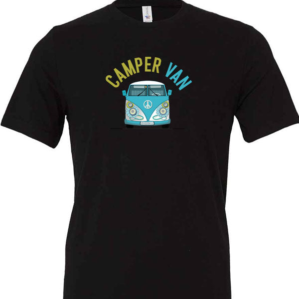 T-Shirt: Unisex "Camper van" T shirt (Few sizes & colours available)