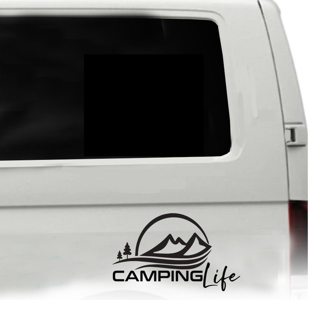 "Camping Life" sticker ideal for any vehicle x1off