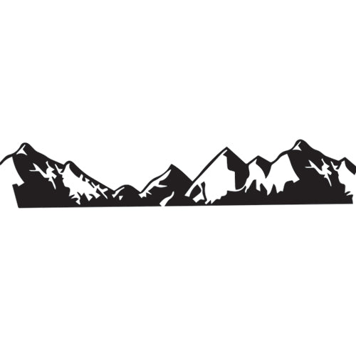 Huge Mountain Range Graphic - Decal for any vehicle (various Options available)