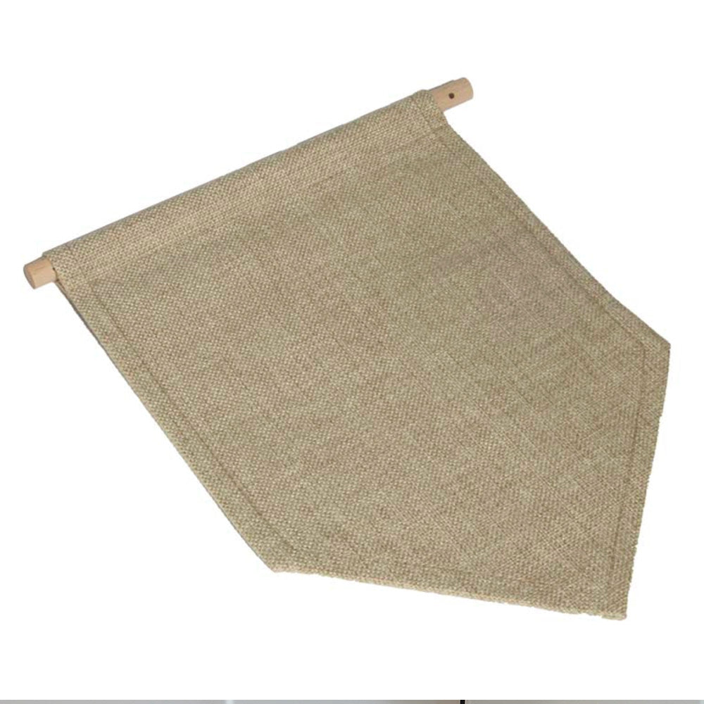 Linen Novelty Flag - "Camping with my Gnomies"
