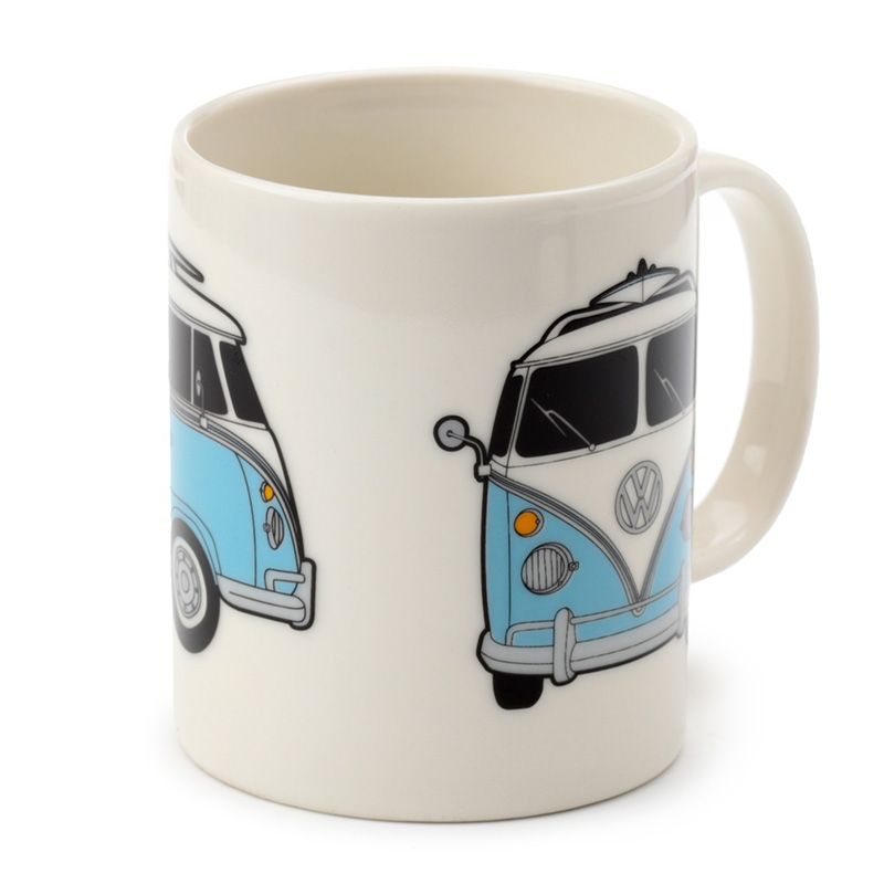Volkswagen VW T1 Camper Bus Surf Begins Porcelain Mug In a Box
