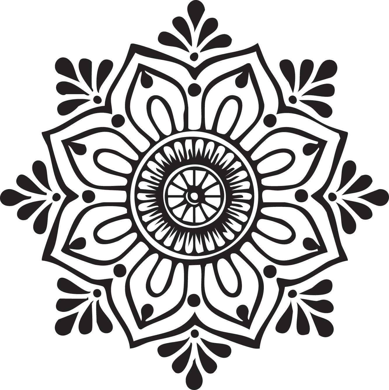 Mandala Graphic (3 sizes available)