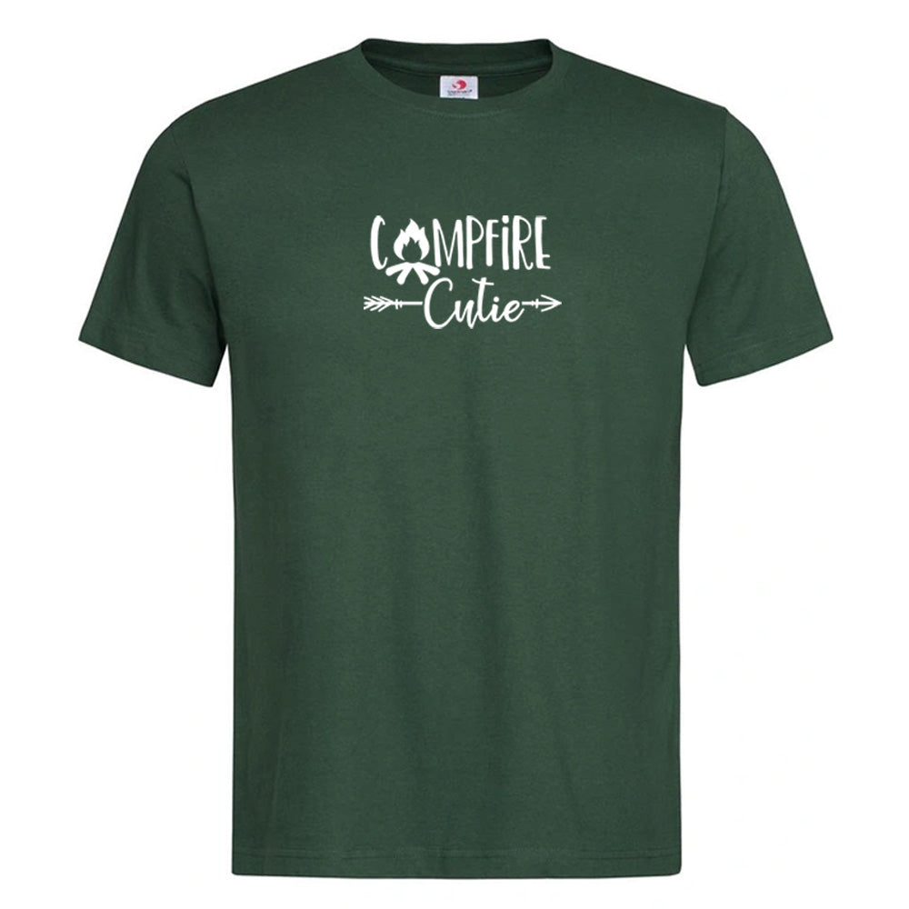 "Campfire Cutie" Premium Unisex Crew Neck Soft Cotton T-Shirt (Various colours & Sizes)