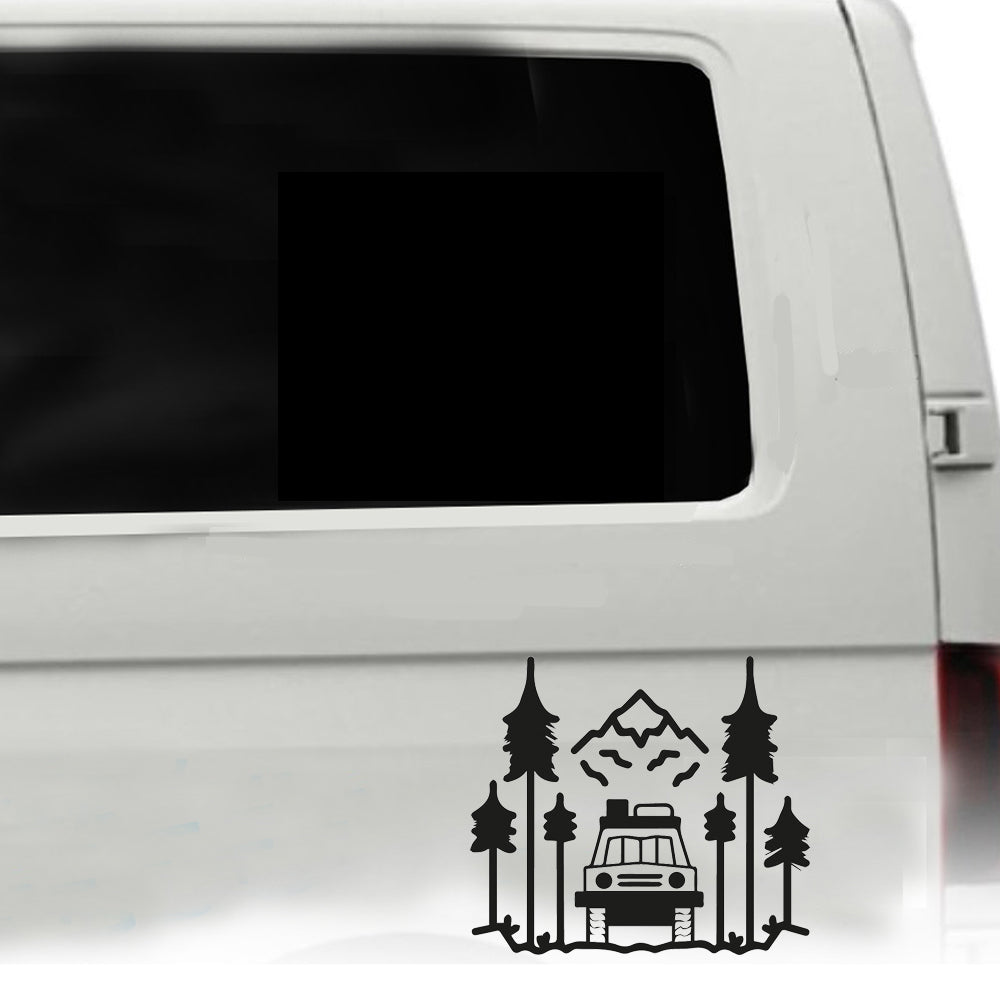 Off Roading Vehicle Vinyl Graphic 200mm length x1 off