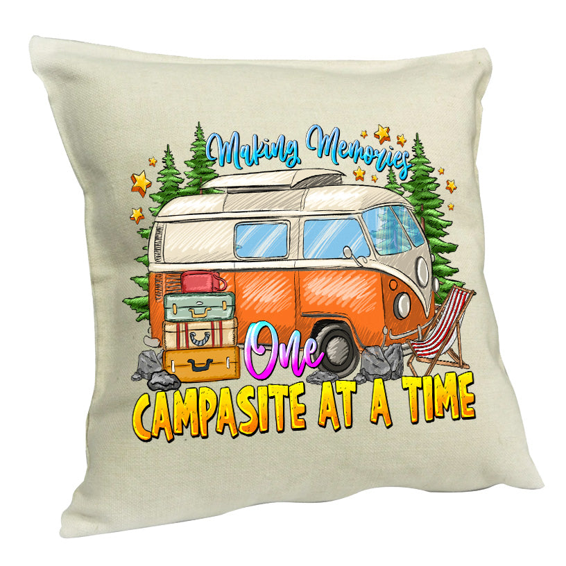 New Design "One Campasite At a Time" Cushion & Cover