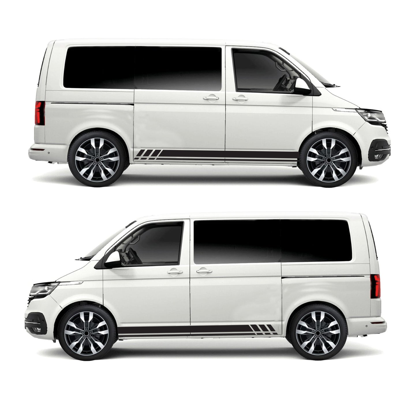 Twin speed stripe, van stripe, graphic or decal in a plain colour. (2 lengths available)