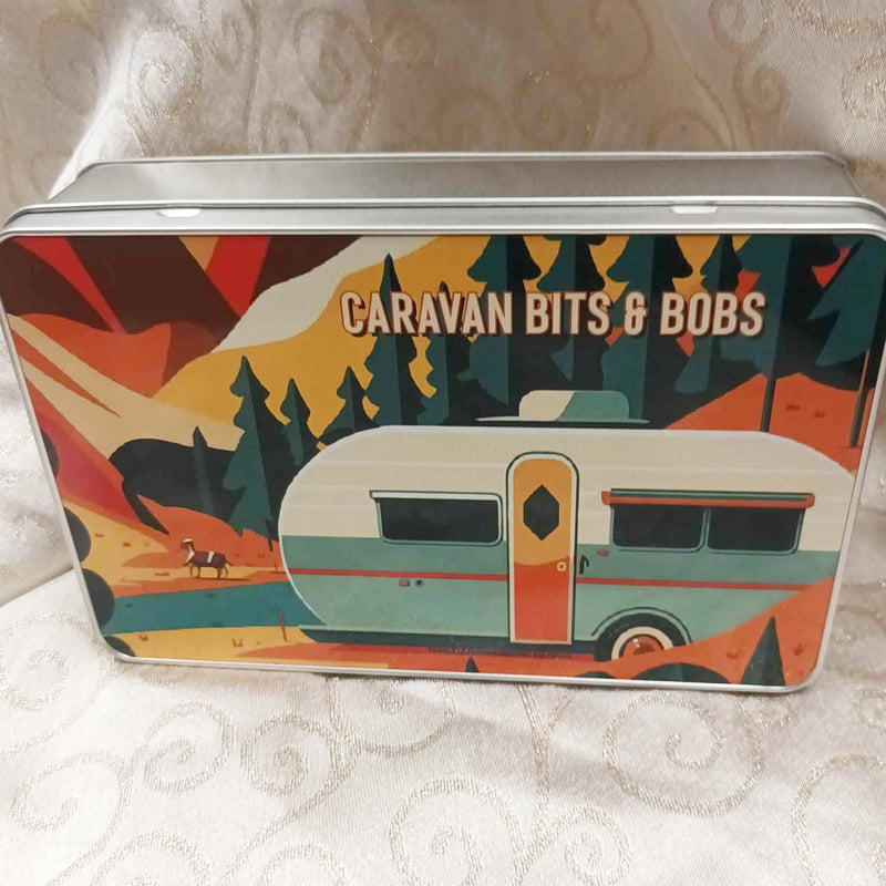 Retro Caravan Bits & Bob Tin - Ideal Gift - Reduced Until 30.11.25