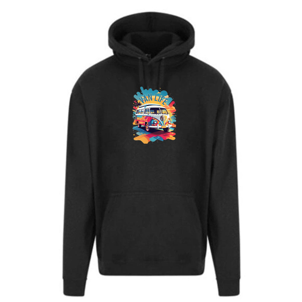Unisex PRO RTX RX350 - Ultimate Comfort Pro Hoodie with Brushed Fleece with "Splash Van Life" Graphic (Various Sizes)