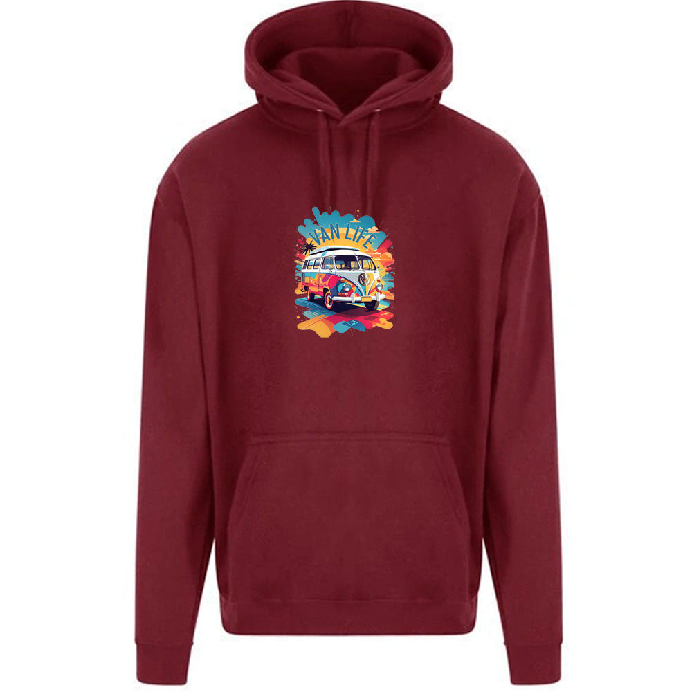 Unisex PRO RTX RX350 - Ultimate Comfort Pro Hoodie with Brushed Fleece with "Splash Van Life" Graphic (Various Sizes)