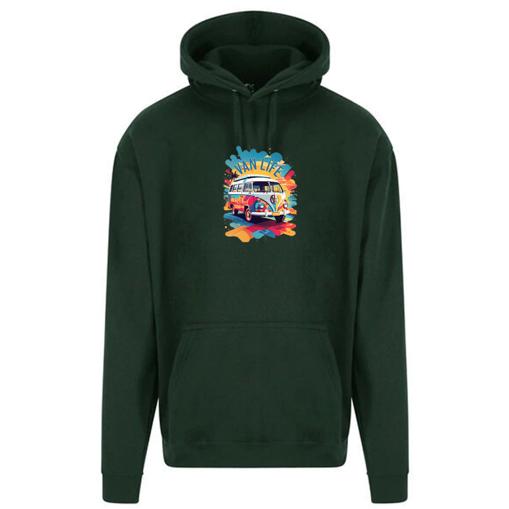 Unisex PRO RTX RX350 - Ultimate Comfort Pro Hoodie with Brushed Fleece with "Splash Van Life" Graphic (Various Sizes)