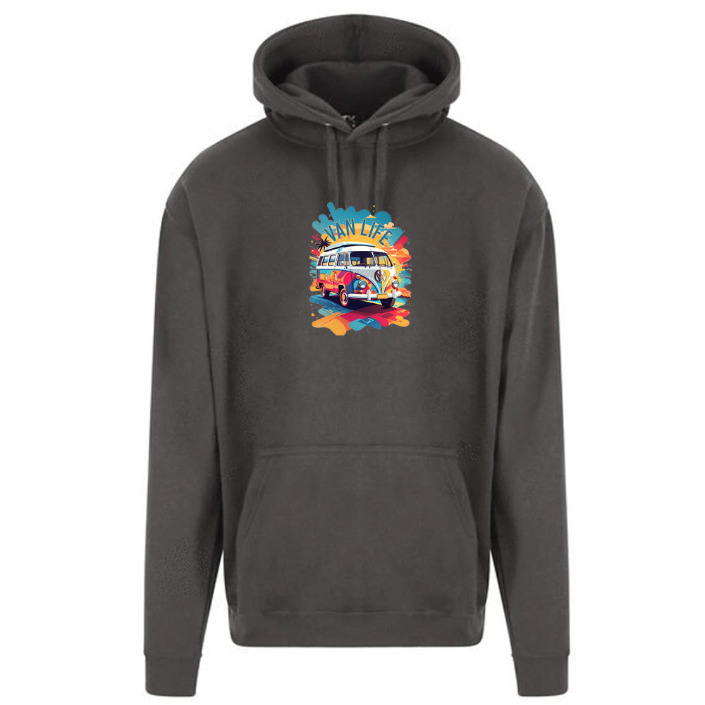 Unisex PRO RTX RX350 - Ultimate Comfort Pro Hoodie with Brushed Fleece with "Splash Van Life" Graphic (Various Sizes)