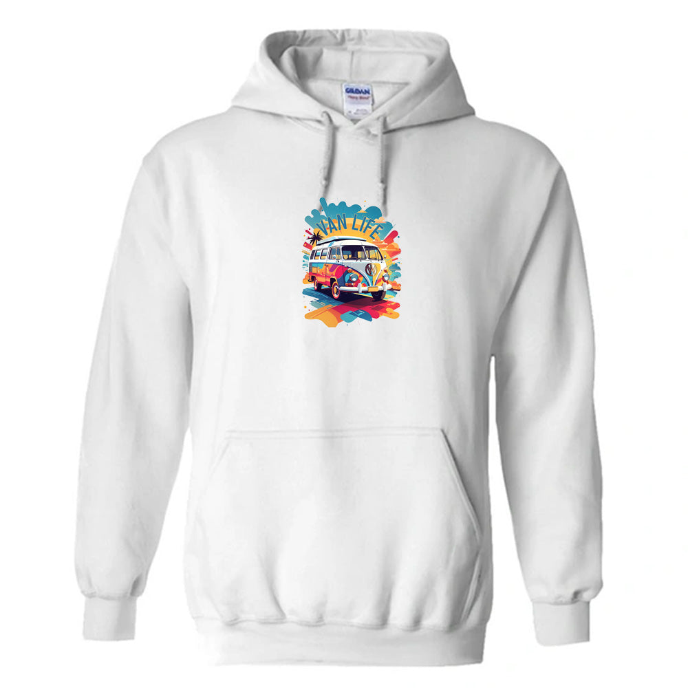 Unisex PRO RTX RX350 - Ultimate Comfort Pro Hoodie with Brushed Fleece with "Splash Van Life" Graphic (Various Sizes)