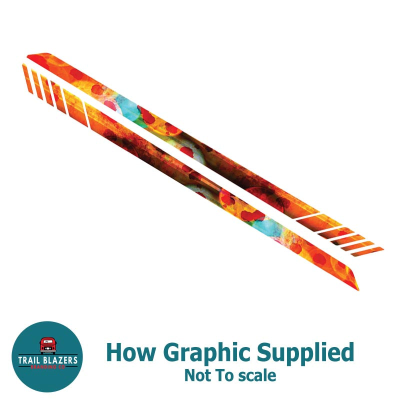 Red Rock Designer Speed Stripes - Ideal for any vehicle