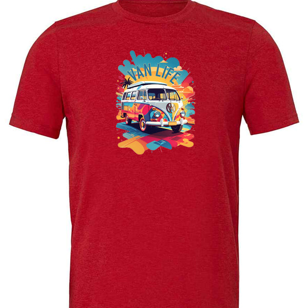 T-Shirt: Unisex "Van Life Splash Graphic" T shirt (Various sizes & colours available)