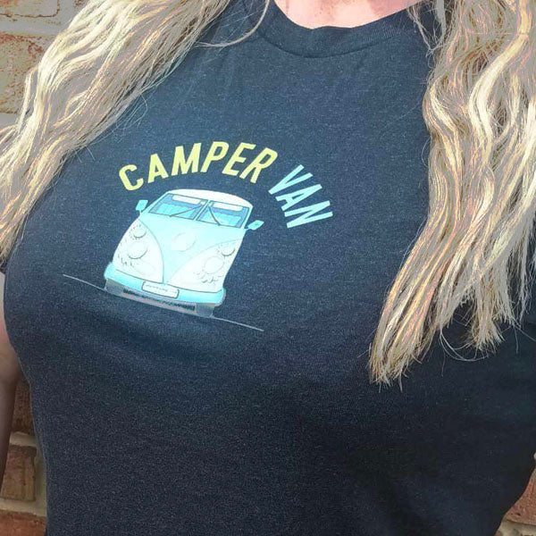 T-Shirt: Unisex "Camper van" T shirt (Few sizes & colours available)