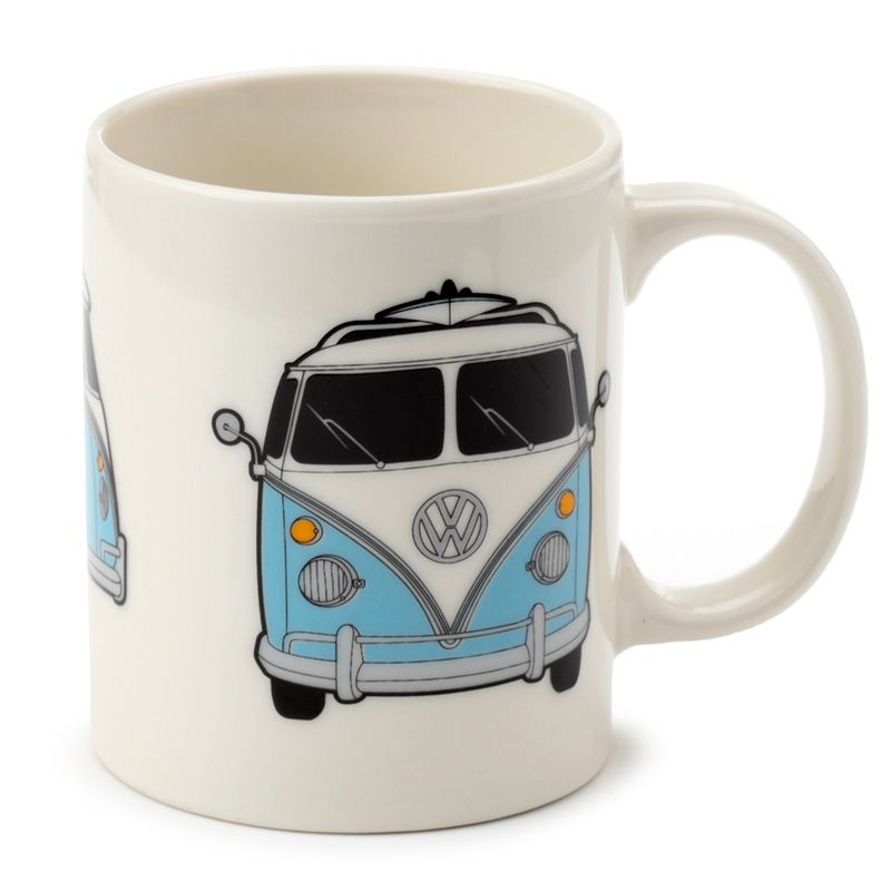 Volkswagen VW T1 Camper Bus Surf Begins Porcelain Mug In a Box