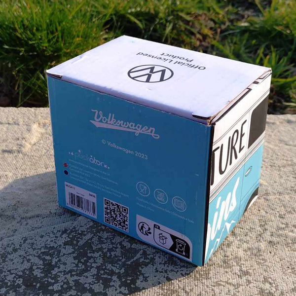 Volkswagen VW T1 Camper Bus Surf Begins Porcelain Mug In a Box