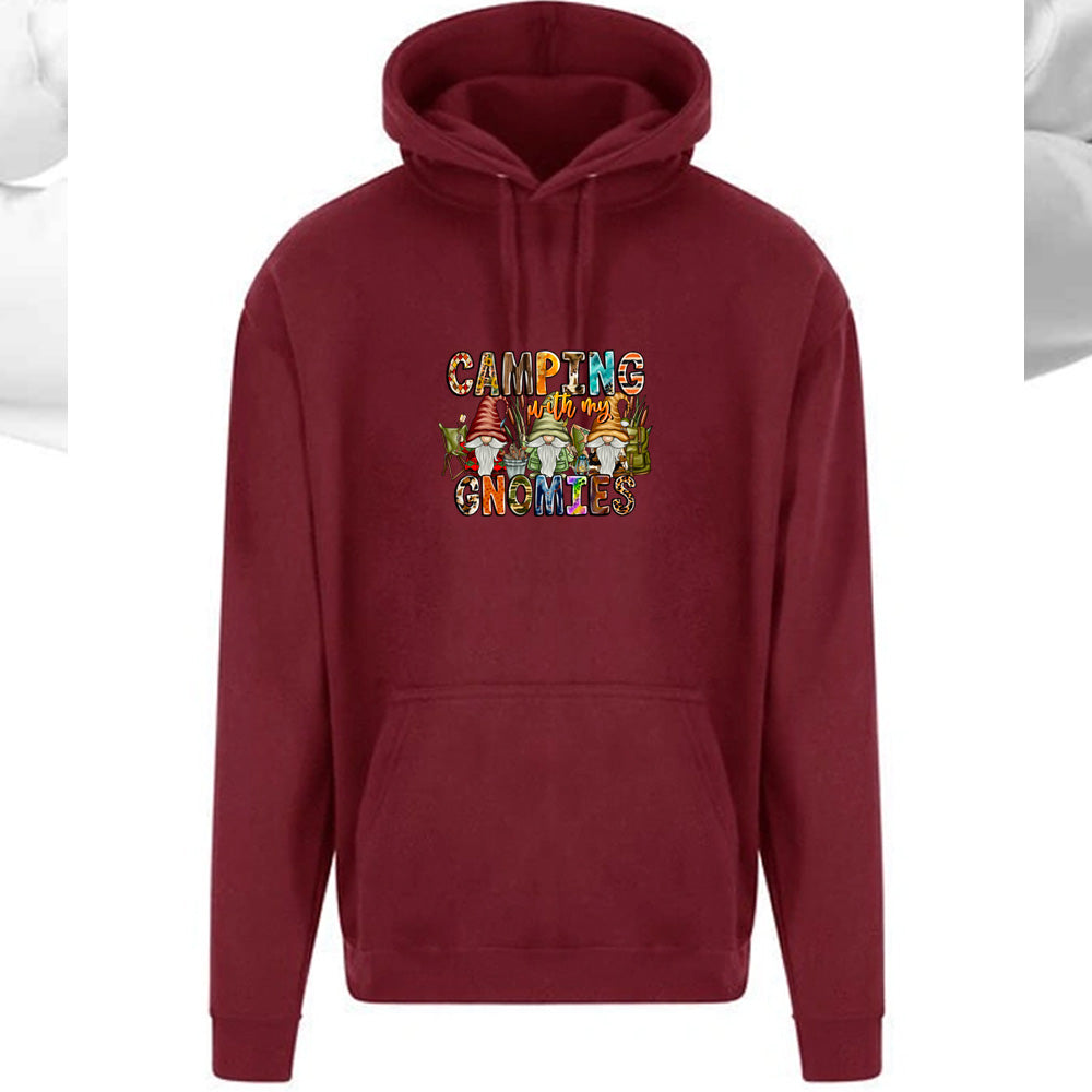 Unisex PRO RTX RX350 - Ultimate Comfort Pro Hoodie with Brushed Fleece with "Camping With My Gnomies" Graphic (Various Sizes)