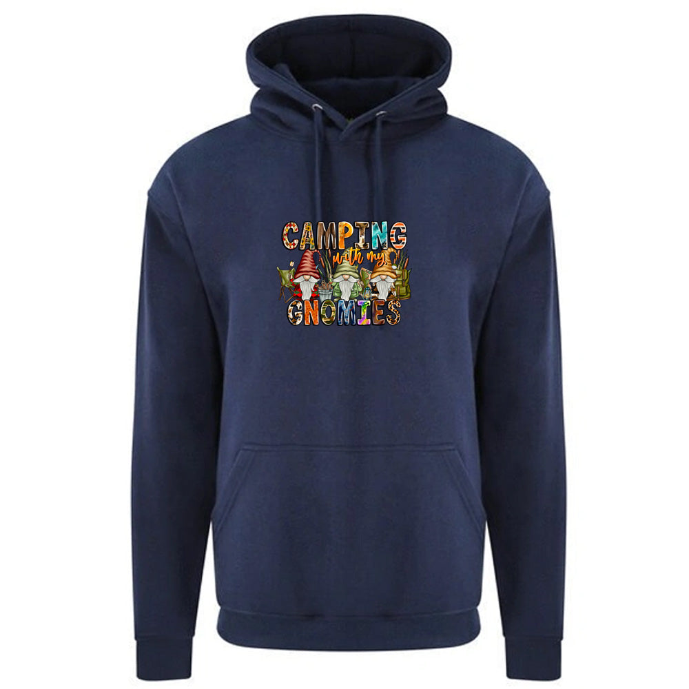 Unisex PRO RTX RX350 - Ultimate Comfort Pro Hoodie with Brushed Fleece with "Camping With My Gnomies" Graphic (Various Sizes)
