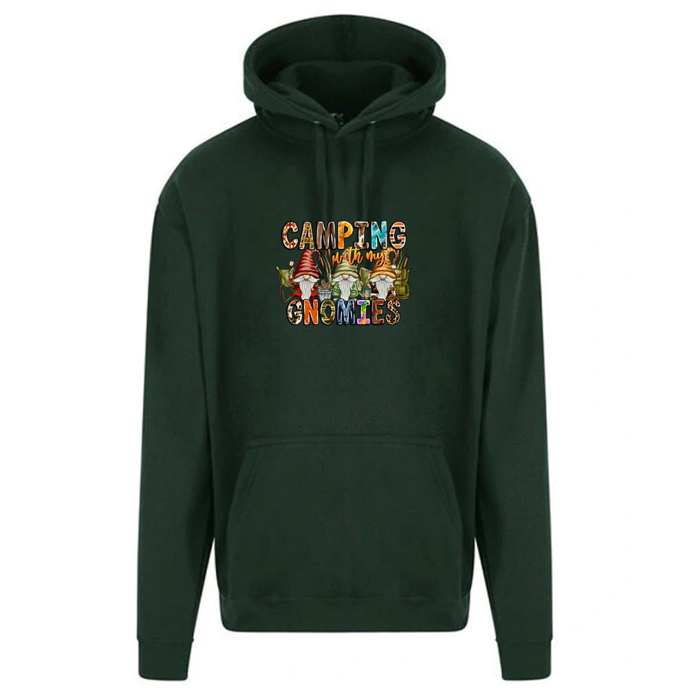 Unisex PRO RTX RX350 - Ultimate Comfort Pro Hoodie with Brushed Fleece with "Camping With My Gnomies" Graphic (Various Sizes)