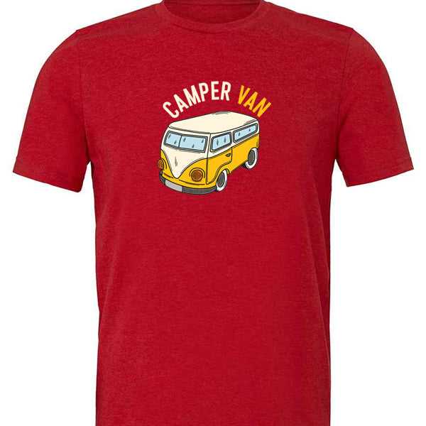 T-Shirt: Unisex " Yellow camper van" T shirt (Various sizes & colours available)