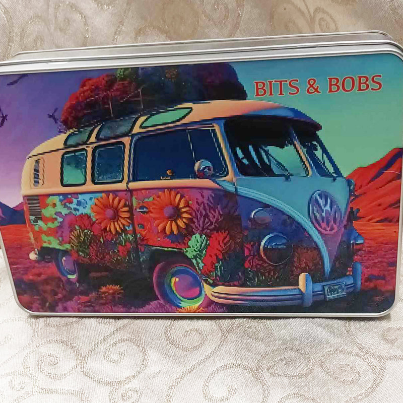 Neon Design Camper Van Bits & Bobs Tin - Ideal Gift - Reduced Until 30.11.25