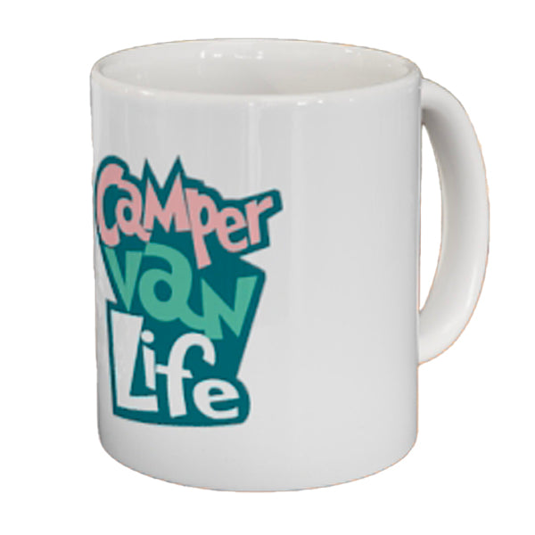 Ceramic Mug 11oz with "Camper Life - We Love It"