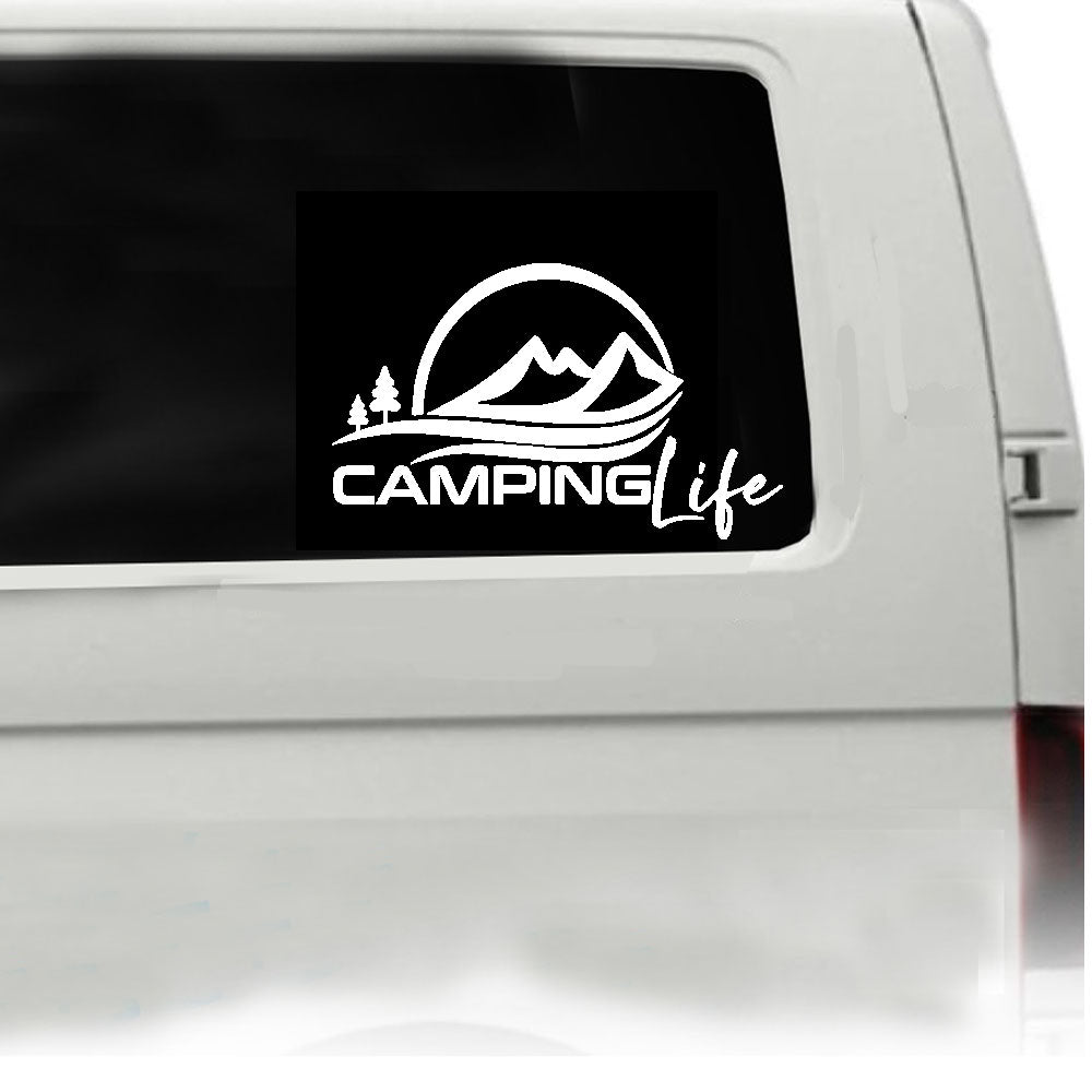 "Camping Life" sticker ideal for any vehicle x1off