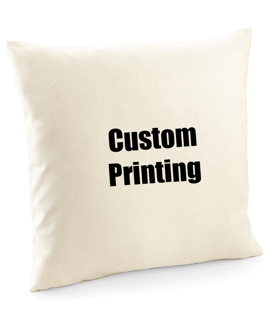 New Custom Printed Linen Cushion Cover (Options Available)