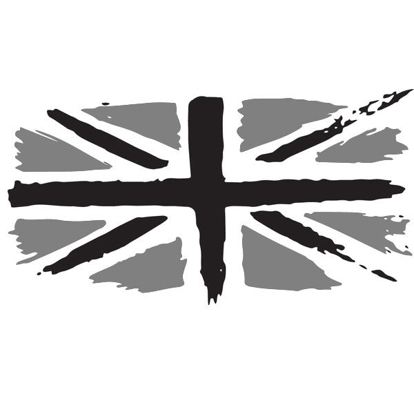 Big Messy Union Jack Flag Bonnet Or Rear Graphic - Colour Options Available