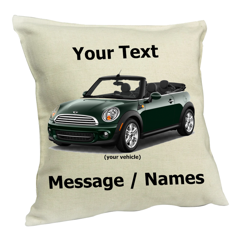 New Custom Printed Linen Cushion Cover (Options Available)