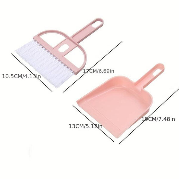 Mini Dustpan & brush set- 3 colours available